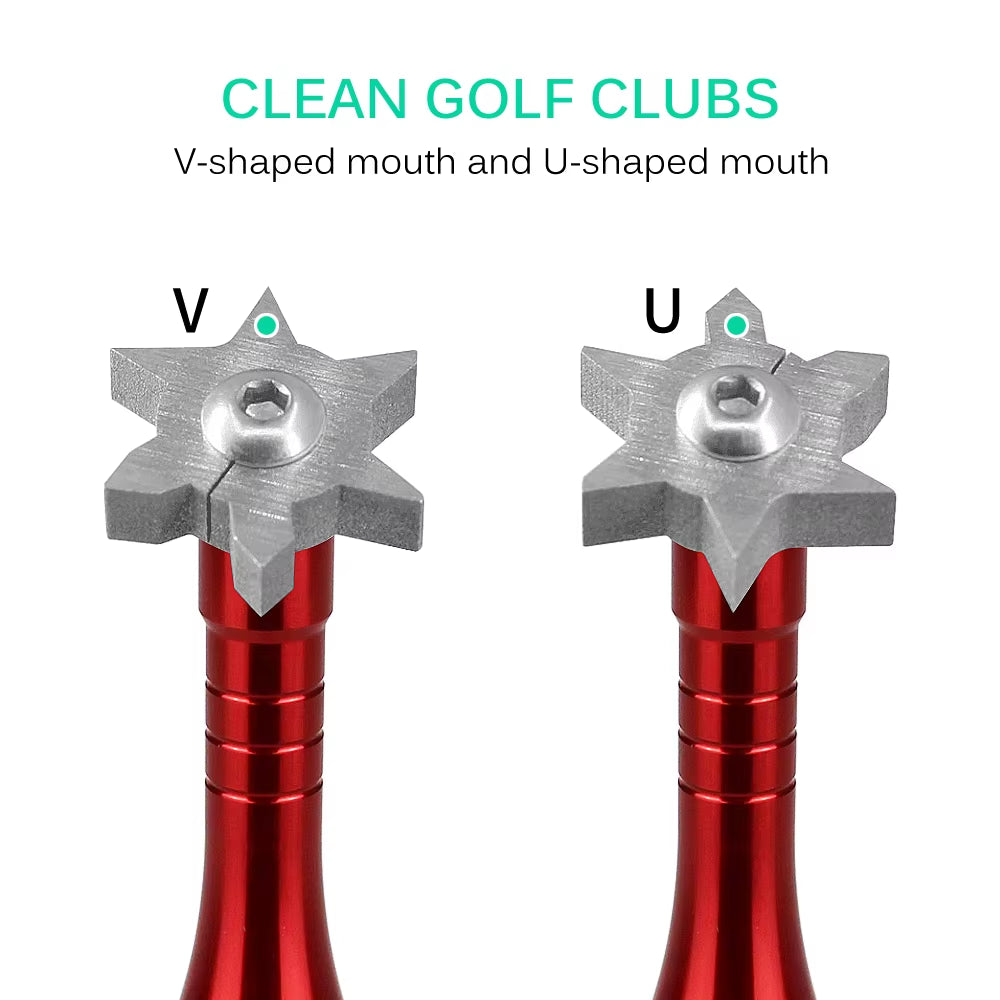 Golf Club Grooving Sharpening Tool Golf Club Sharpener Head Strong Wedge Alloy Wedge Golf Accessories