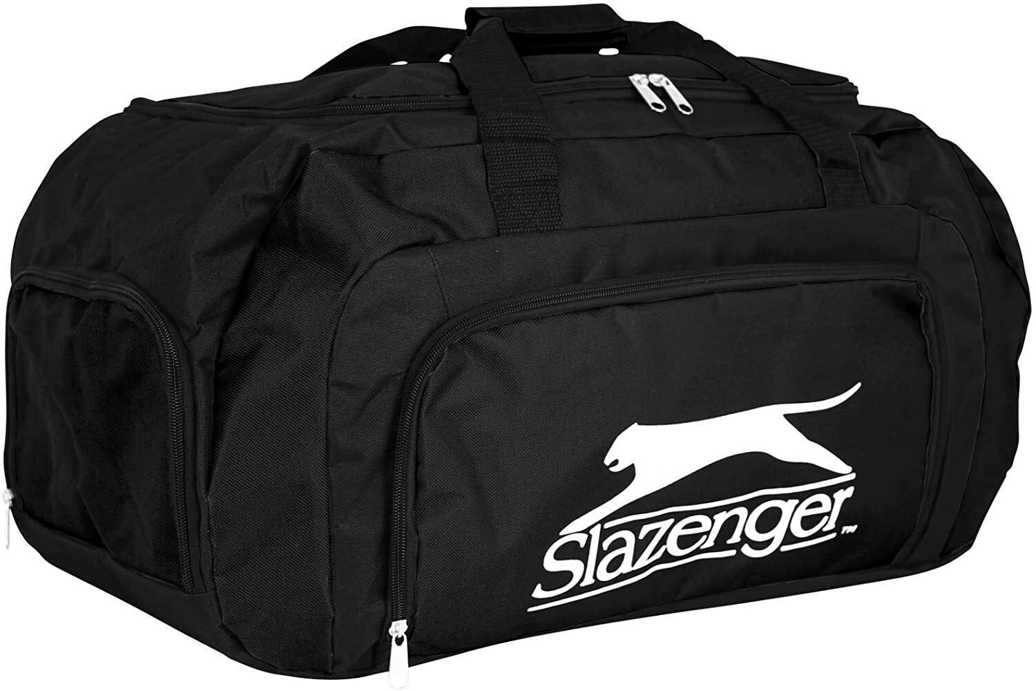 Slazenger 55L Large Sports Gym Travel Holiday Duffel Bag Shoe Compartment Holdal