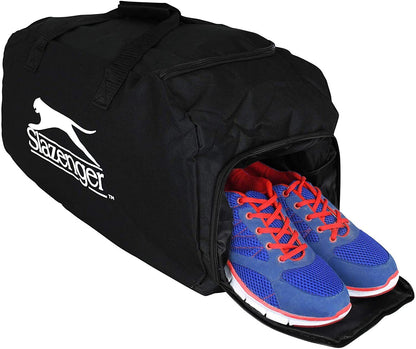 Slazenger 55L Large Sports Gym Travel Holiday Duffel Bag Shoe Compartment Holdal